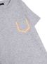 Il Gufo T-shirt met contrasterende afwerking Grijs - Thumbnail 3