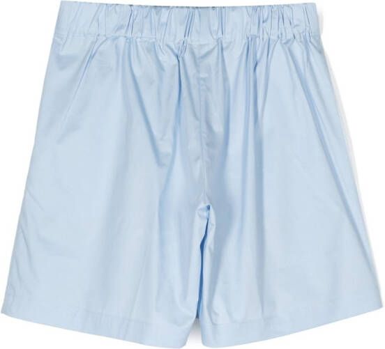 Il Gufo Shorts met elastische band Blauw