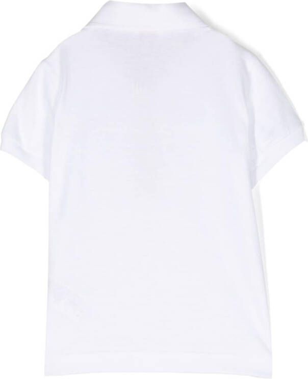 Il Gufo Poloshirt met geborduurd logo Wit