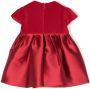 Il Gufo Fluwelen jurk Rood - Thumbnail 1