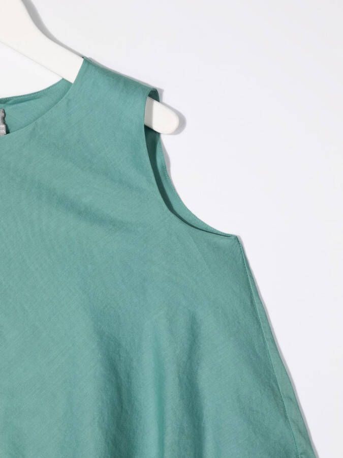 Il Gufo Gelaagde tanktop Groen