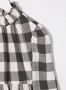 Il Gufo Geruite blouse Grijs - Thumbnail 3