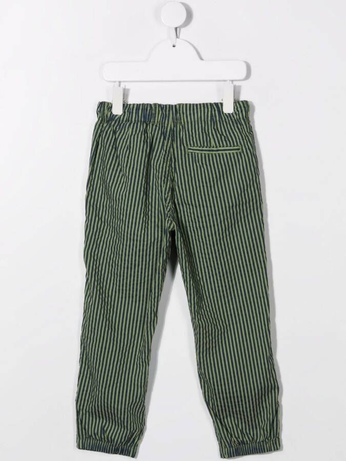 Il Gufo Gestreepte broek Blauw