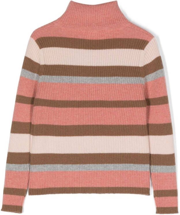 Il Gufo Gestreepte trui Roze