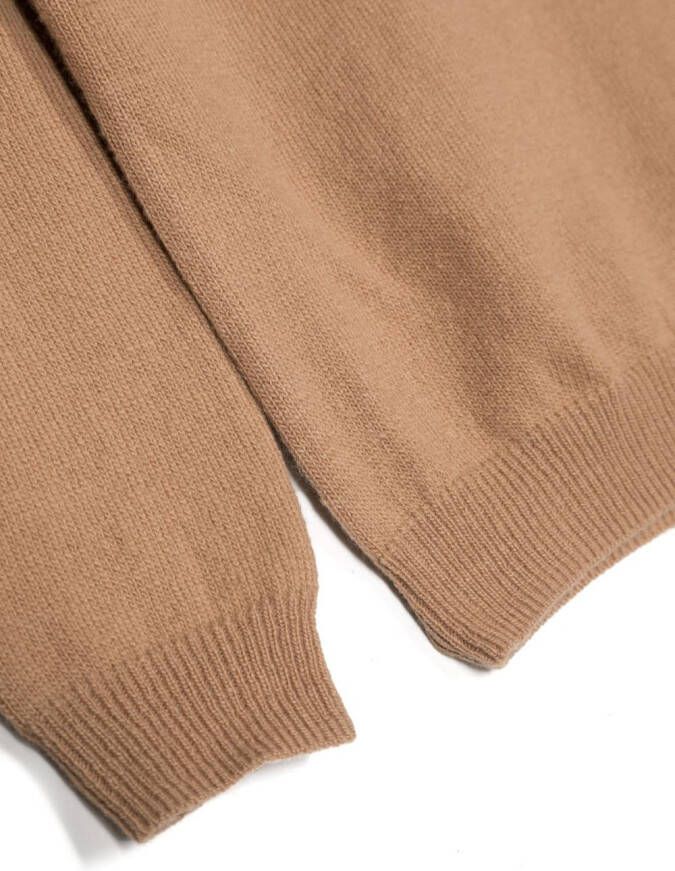 Il Gufo Sweater met hoge hals Beige