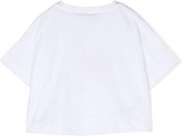 Il Gufo T-shirt met print Wit