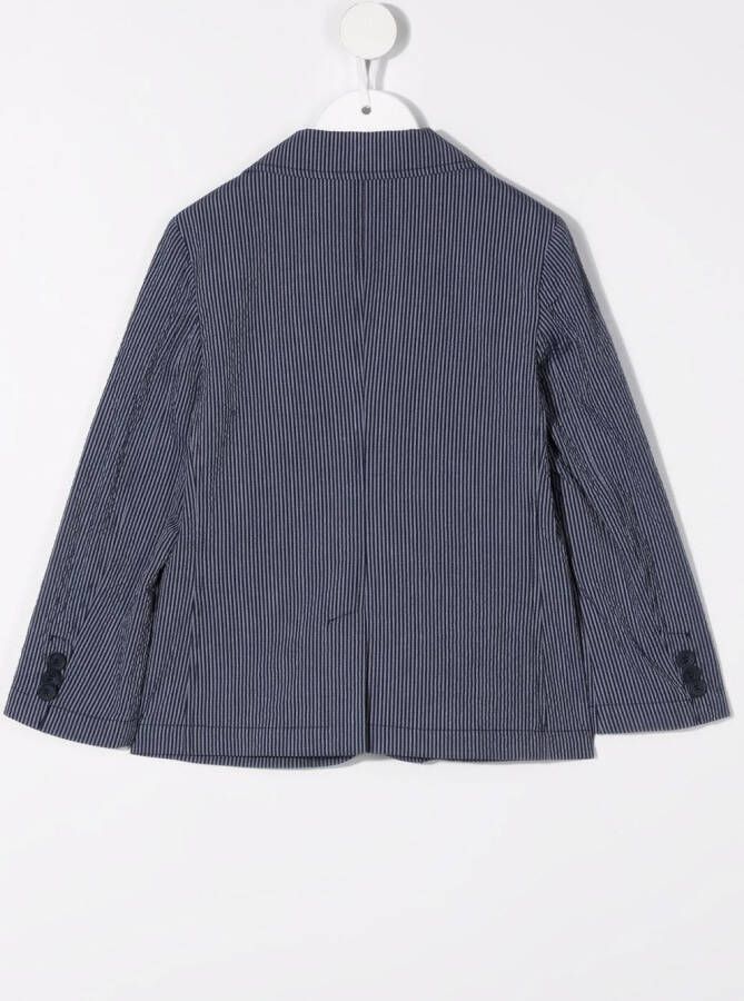 Il Gufo Jack met krijtstreep Blauw