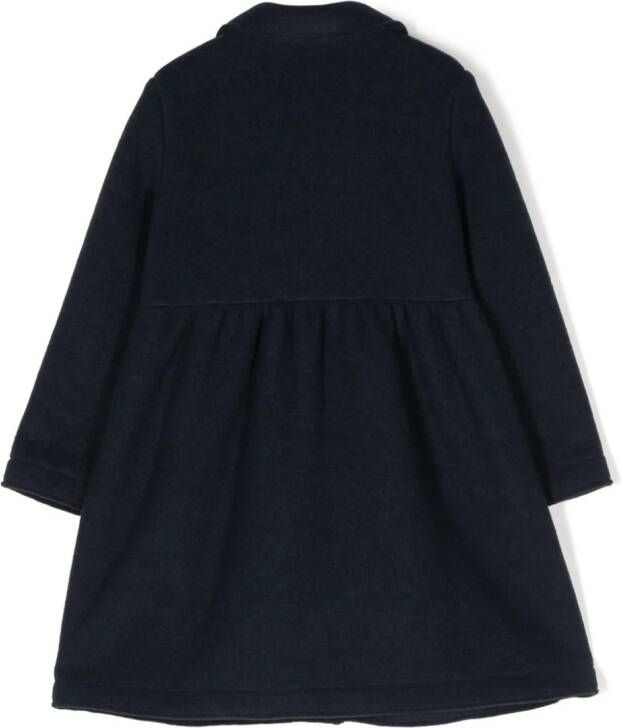 Il Gufo Jas met enkele rij knopen Blauw