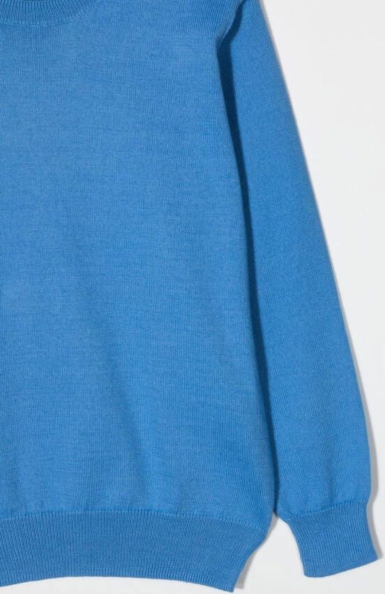 Il Gufo Katoenen sweater Blauw