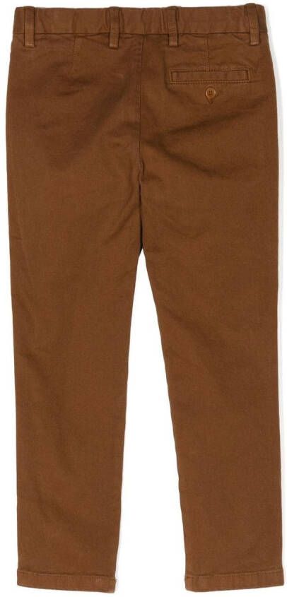 Il Gufo Broek met logopatch Bruin