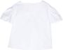Il Gufo Geplooid T-shirt Wit - Thumbnail 2