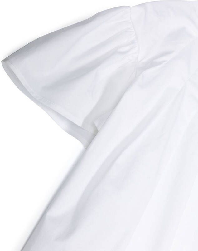 Il Gufo Geplooid T-shirt Wit