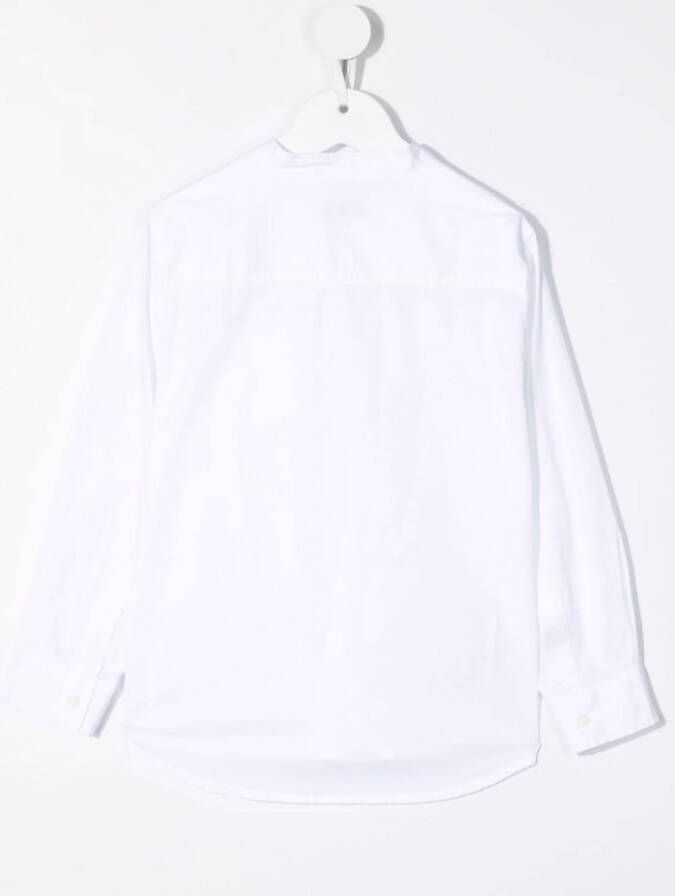 Il Gufo Popeline shirt Wit