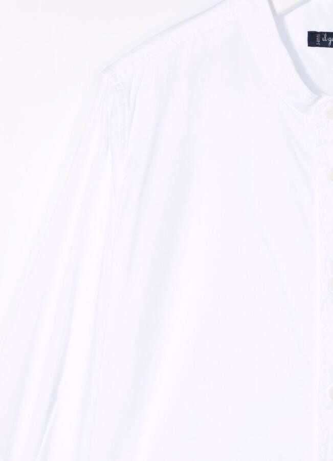 Il Gufo Popeline shirt Wit
