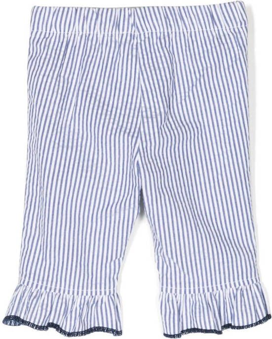 Il Gufo Gestreepte broek Blauw