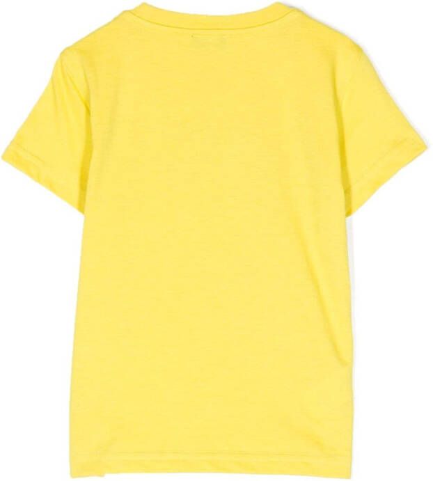 Il Gufo T-shirt met haaiprint Geel