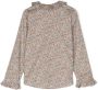 Il Gufo Shirt met bloe print Beige - Thumbnail 2