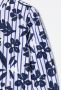 Il Gufo Shirt met bloe print Wit - Thumbnail 3