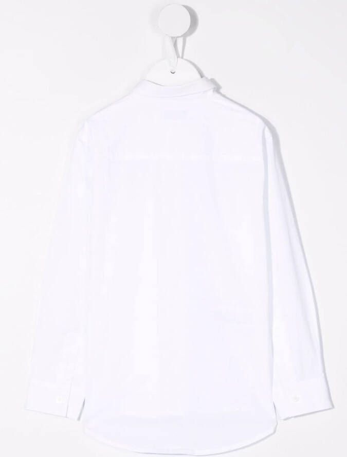 Il Gufo Shirt met borstzak Wit