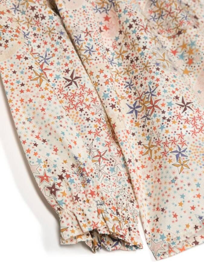 Il Gufo Shirt met grafische print Beige