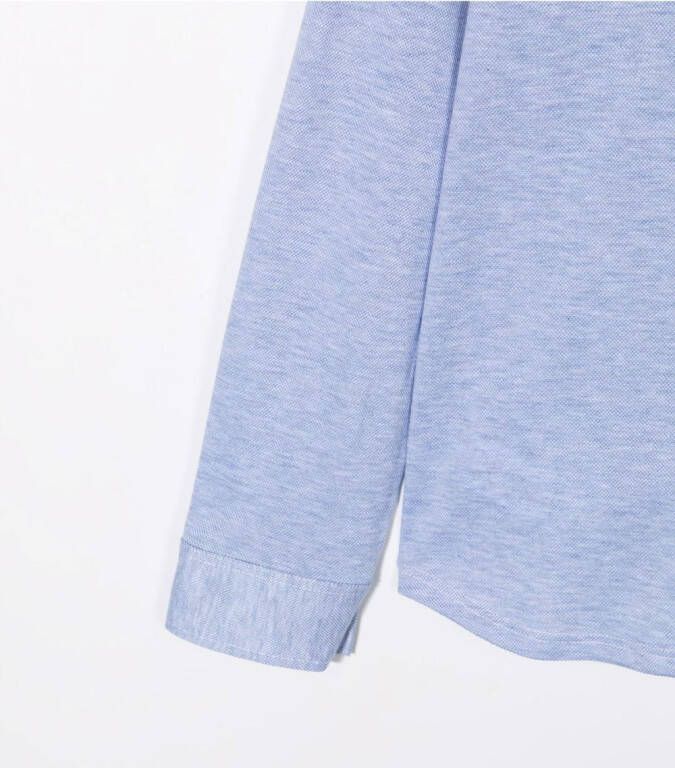 Il Gufo Shirt met knopen Blauw