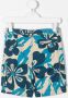 Il Gufo Shorts met bloe print Blauw - Thumbnail 2