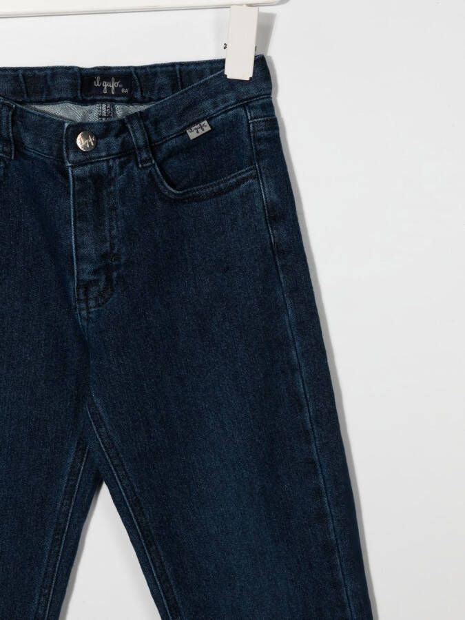 Il Gufo Straight jeans Blauw