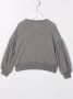 Il Gufo Sweater met imitatiebloem detail Grijs - Thumbnail 2