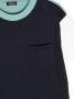 Il Gufo T-shirt met colourblocking Zwart - Thumbnail 3