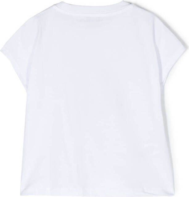 Il Gufo T-shirt met grafische print Wit