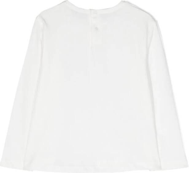 Il Gufo T-shirt met grafische print Wit