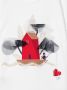 Il Gufo T-shirt met patch Wit - Thumbnail 3