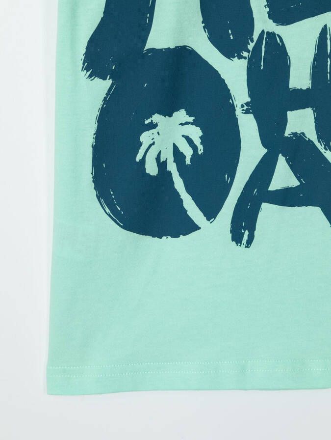 Il Gufo T-shirt met print Groen