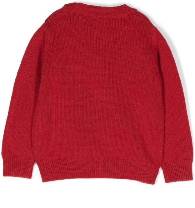 Il Gufo Wollen sweater Rood