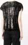 In The Mood For Love Blouse met geknoopt detail Zwart - Thumbnail 4