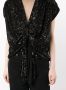 In The Mood For Love Blouse met geknoopt detail Zwart - Thumbnail 5