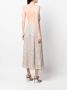 In The Mood For Love Midi-jurk verfraaid met pailletten Beige - Thumbnail 4