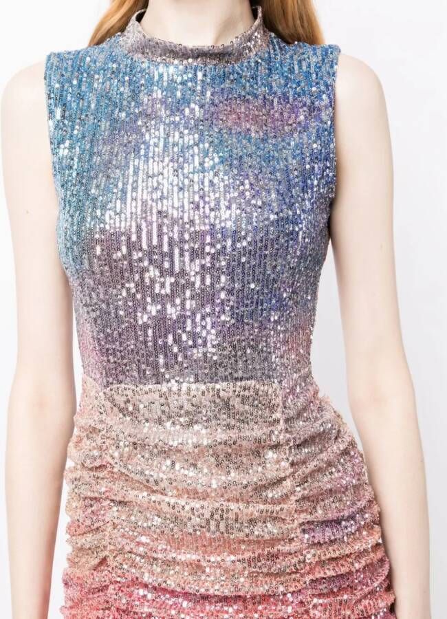 In The Mood For Love Mini-jurk met pailletten Veelkleurig