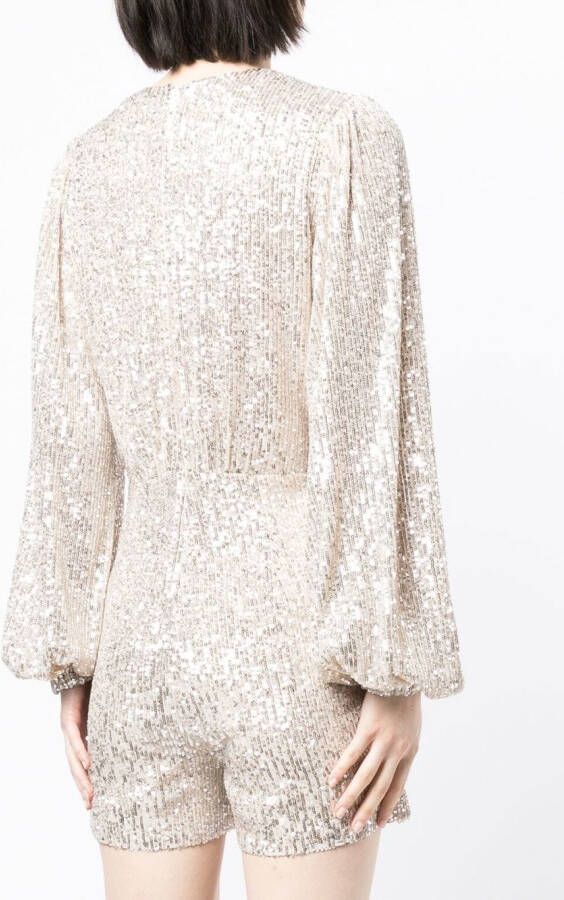 In The Mood For Love Playsuit met pailletten Zilver