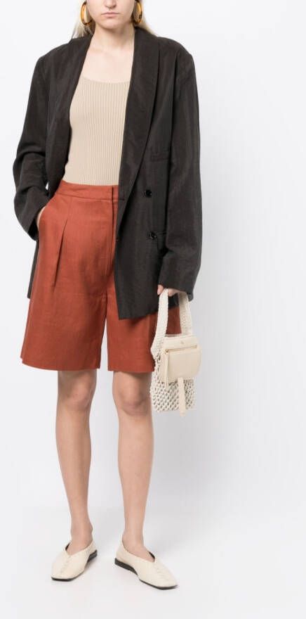 In The Mood For Love Geplooide shorts Oranje