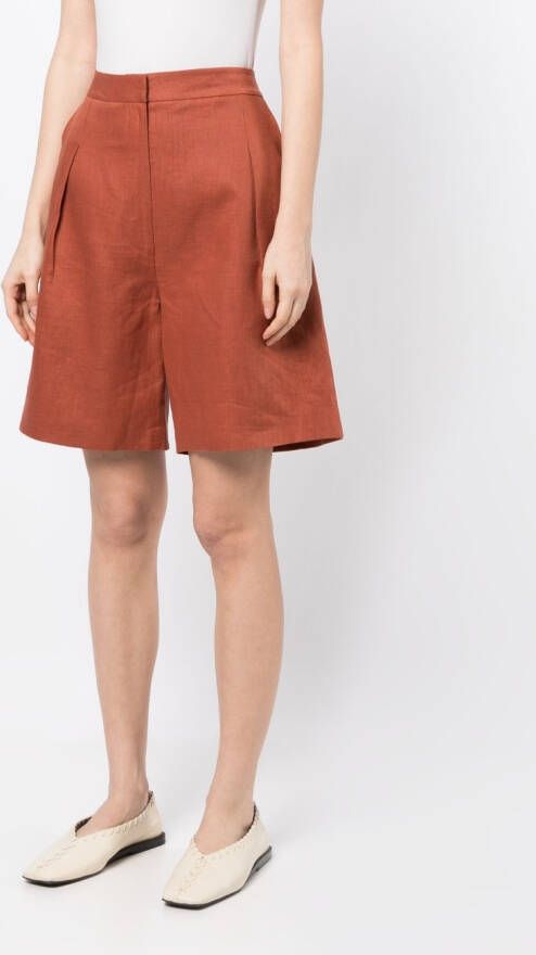 In The Mood For Love Geplooide shorts Oranje