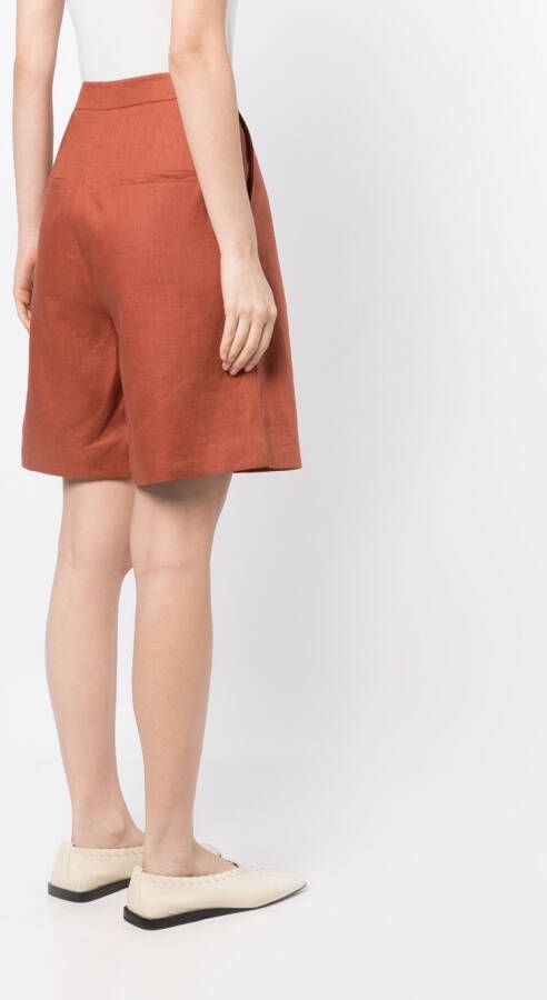 In The Mood For Love Geplooide shorts Oranje