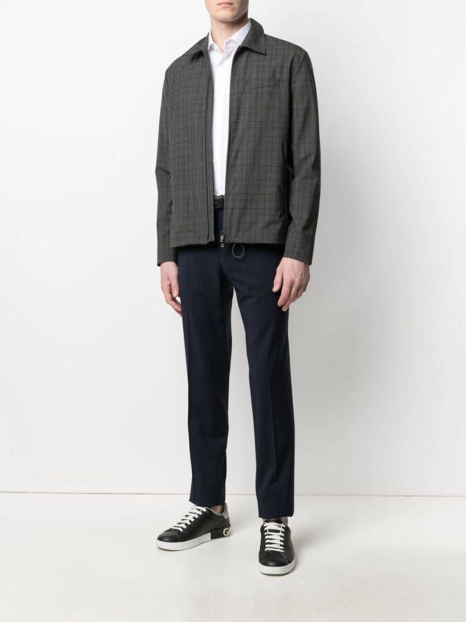 Incotex Broek van scheerwol Blauw