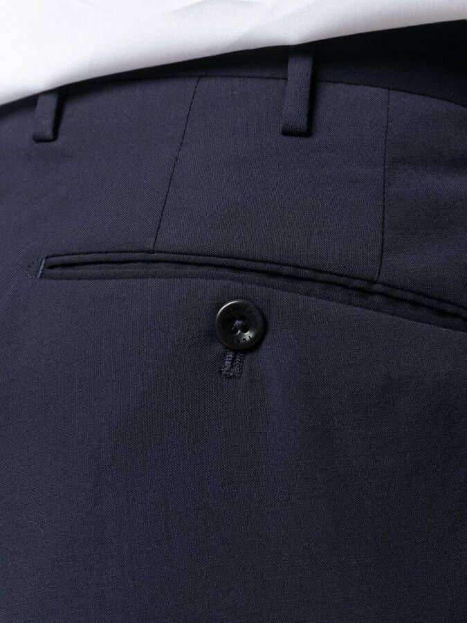 Incotex Broek van scheerwol Blauw