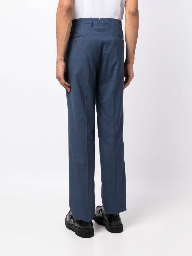 Incotex Button-up pantalon Blauw