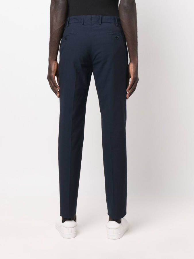Incotex Chino met vier zakken Blauw