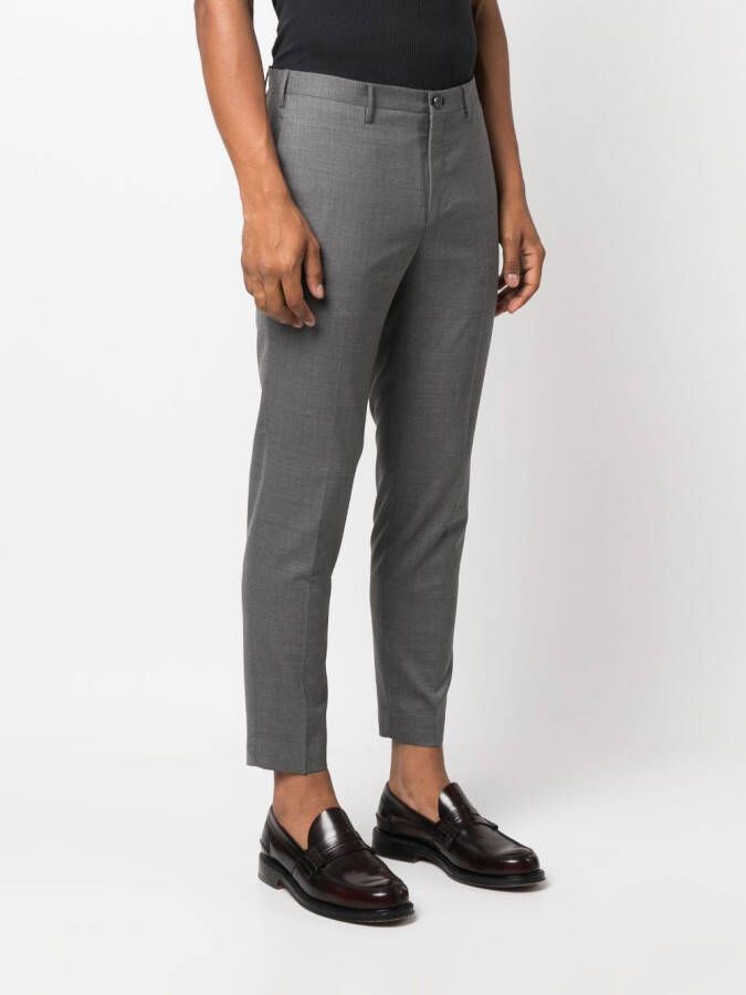 Incotex Cropped chino Grijs