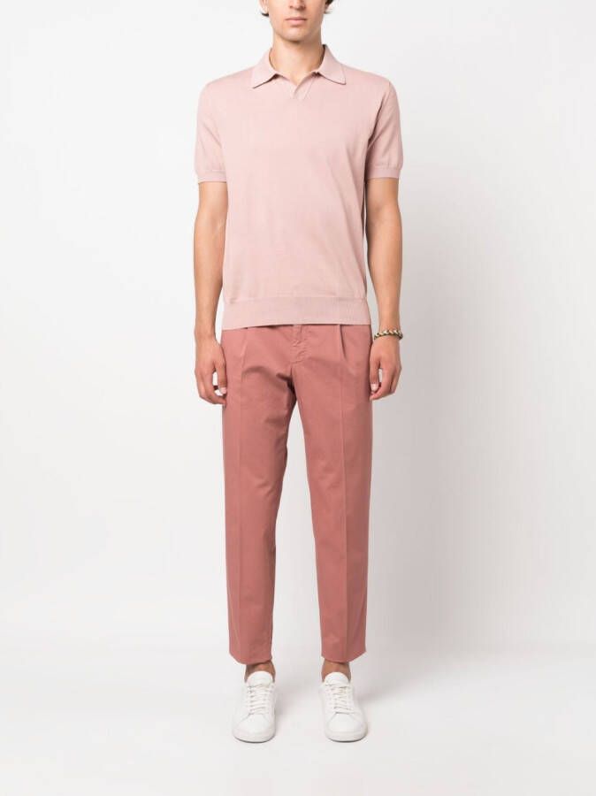 Incotex Cropped broek Roze
