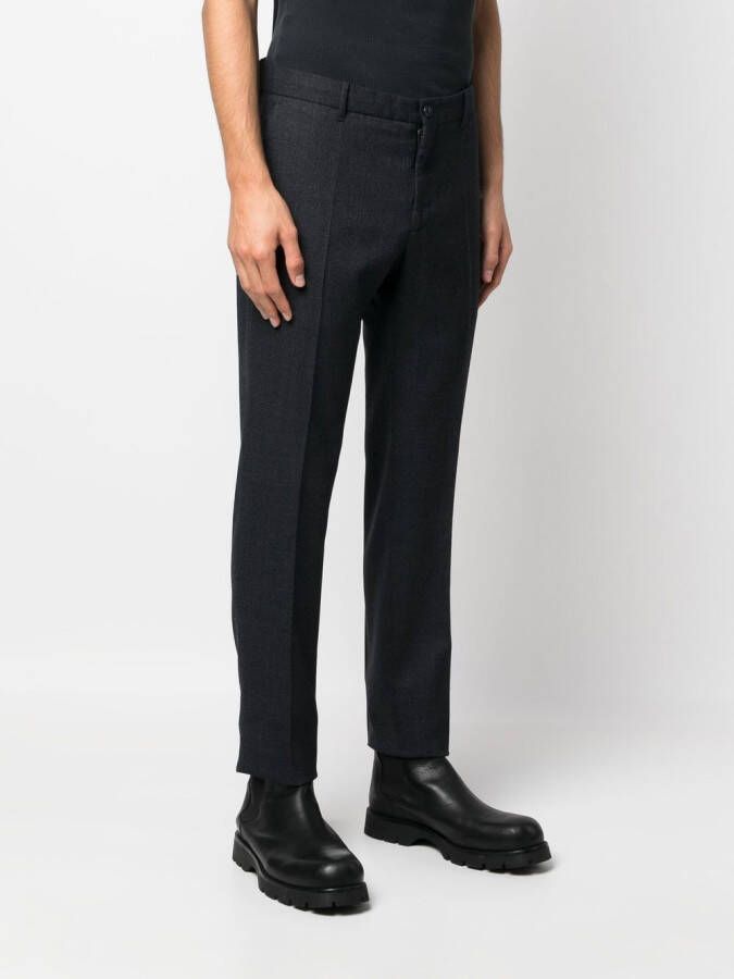 Incotex Broek met elastische taille Blauw
