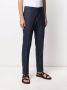Incotex Geruite broek Blauw - Thumbnail 3